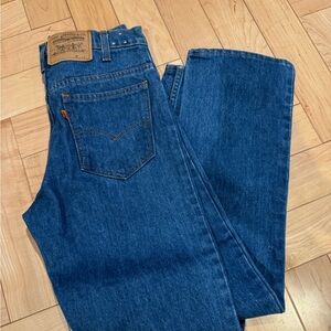 Vintage orange tag Levi's jeans